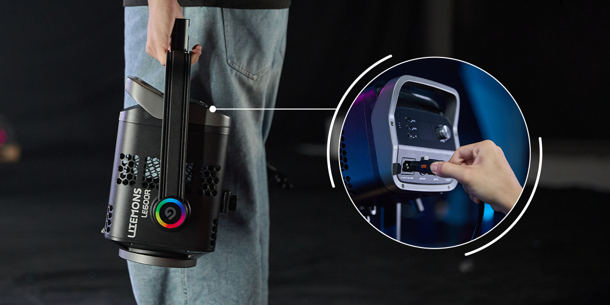 Godox LE RGB serisi dahili güç sistemi