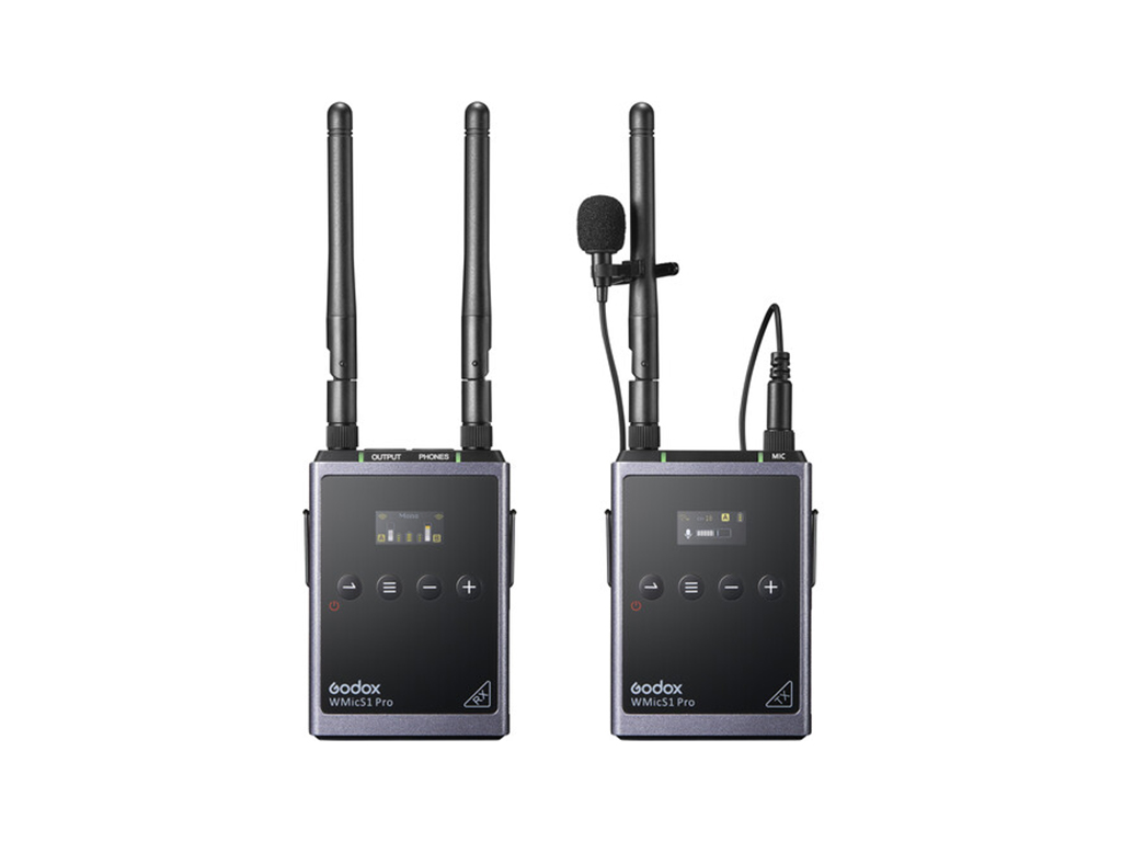 Godox WMicS1 Pro Kit1 Telsiz Mikrofon - Godox Türkiye Resmi