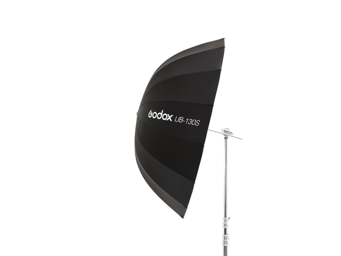 Parapluie Parabolique Godox UB-130S – 130cm – Noir Et Argent – Neuf