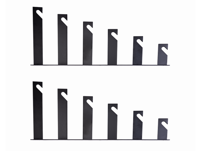 Arcury Altılı Demir Duvar Fon Tutucu 